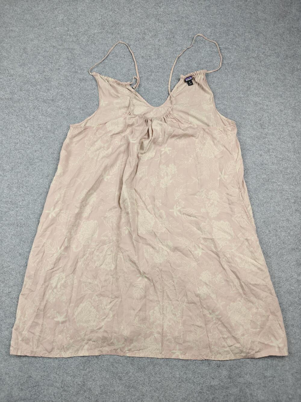 Patagonia Dress Womens XL Pink Slip Sundress V-Neck Strappy Lightweight